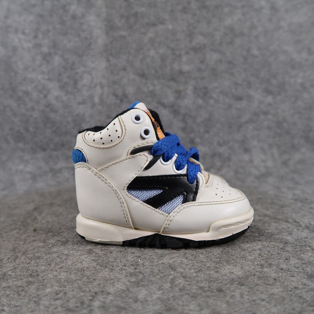 Baby Shoes Sneakers High Top 1960 Basketball Size 2 Toddler Trainer Lace Up